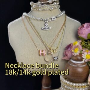 18k/14k gold plated necklace bundle - Exclusive Link For Live Stream Orders