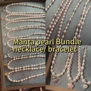 Manta pearl necklace/ bracelet bundle (can mix and match) - Exclusive Link for Live Stream Orders